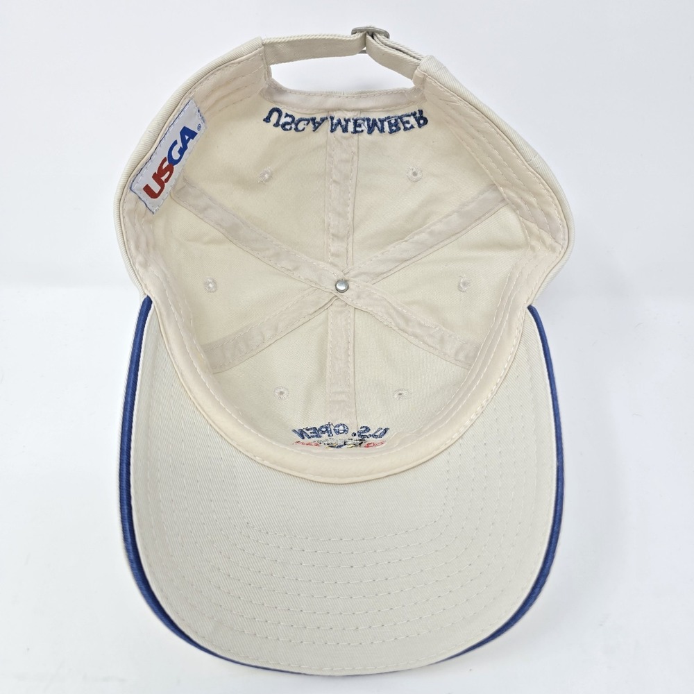 USGA 2006 U.S. Open Winged Foot Golf Hat Mens Beige Adjustable Member Cap - Picture 9 of 10
